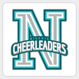 Nigeria Cheerleader Sticker